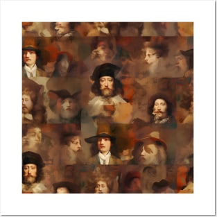 Rembrandt Paintings Mashup Posters and Art